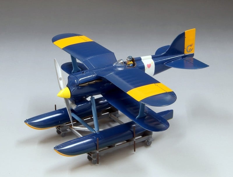 PORCO ROSSO - R3C-0 Hydravion + Curtis - Model Kit to paint 1/48