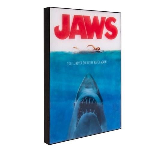 JAWS - Movie Poster Light - Size A4