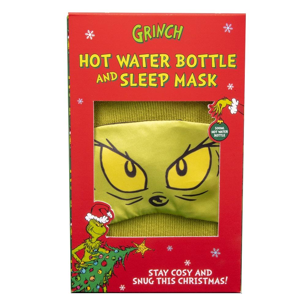 GRINCH - Gift Box - Hot Water Bottle + Sleep Mask