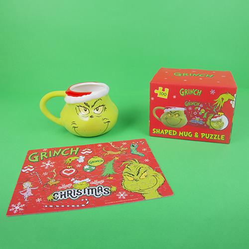 GRINCH - Gift Box - Mug 12Oz + Puzzle 100pc