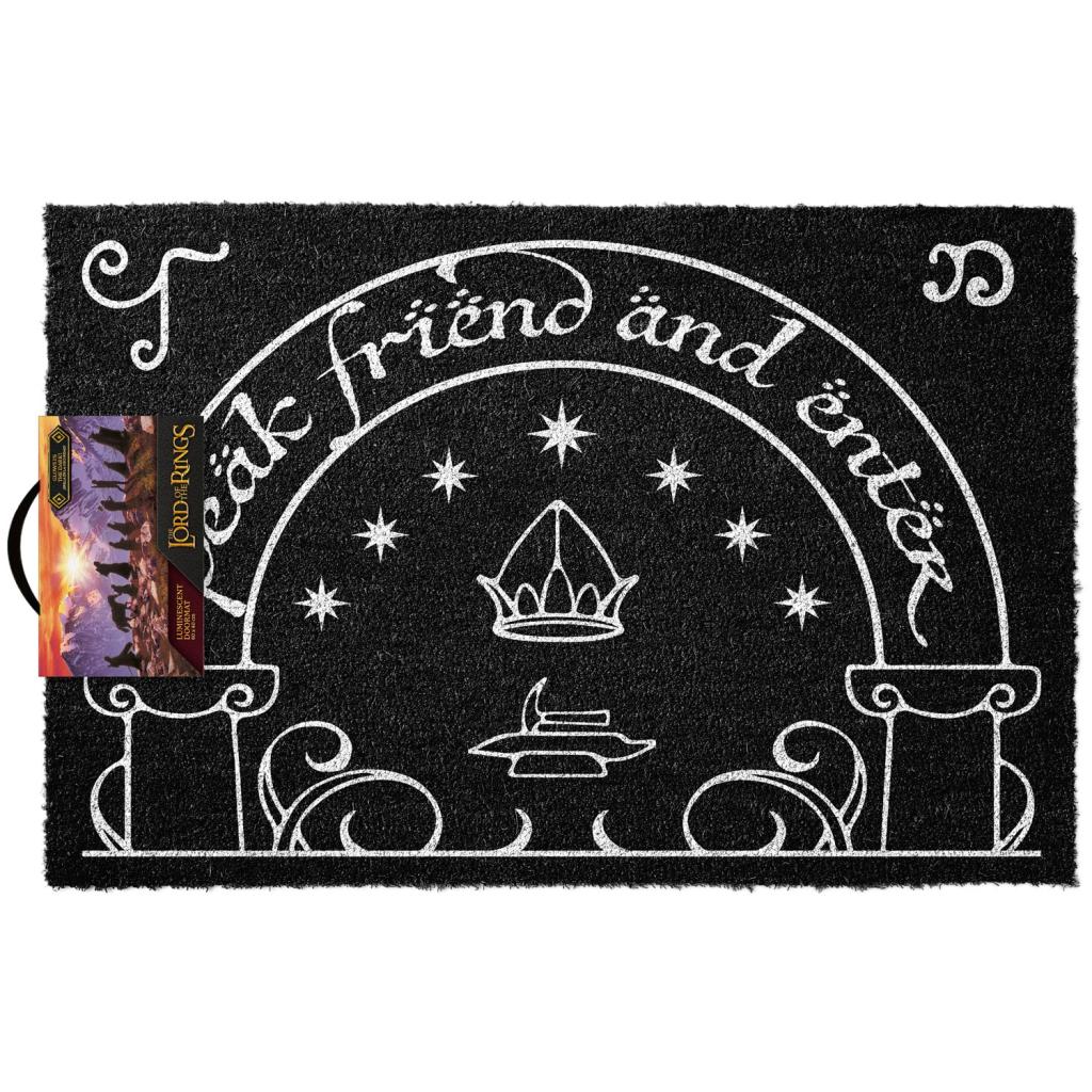 LORD OF THE RING - Doors of Durin - Glow In the Dark Doormat