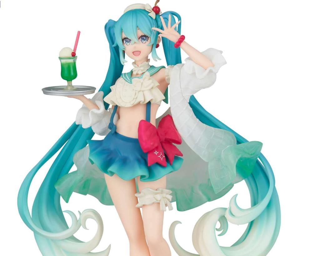 HATSUNE MIKU - SweetSweets Series Melon Soda Float - Statue 18cm