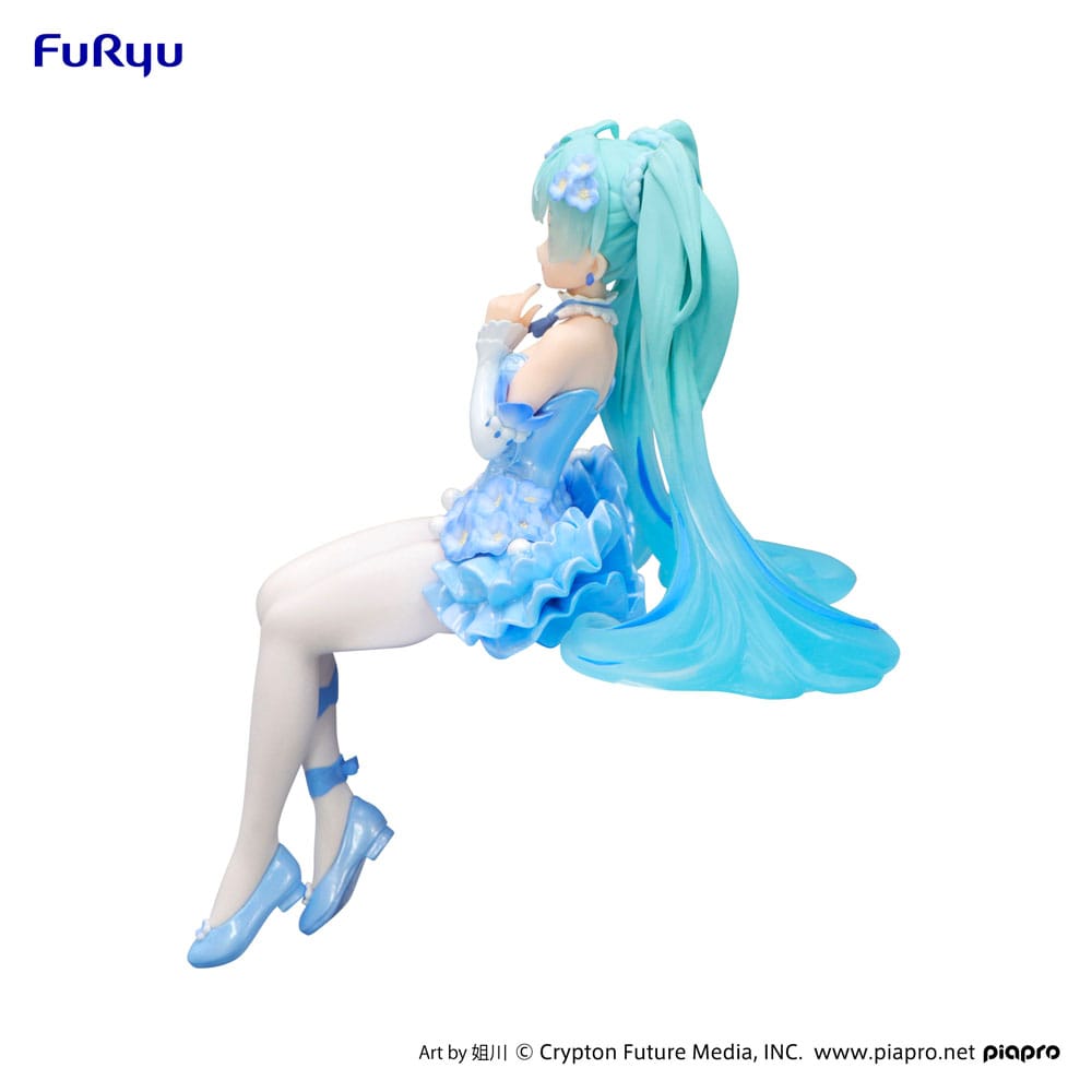 HATSUNE MIKU - Flower Fairy Nemophila - Statue Noodle Stopper 15cm