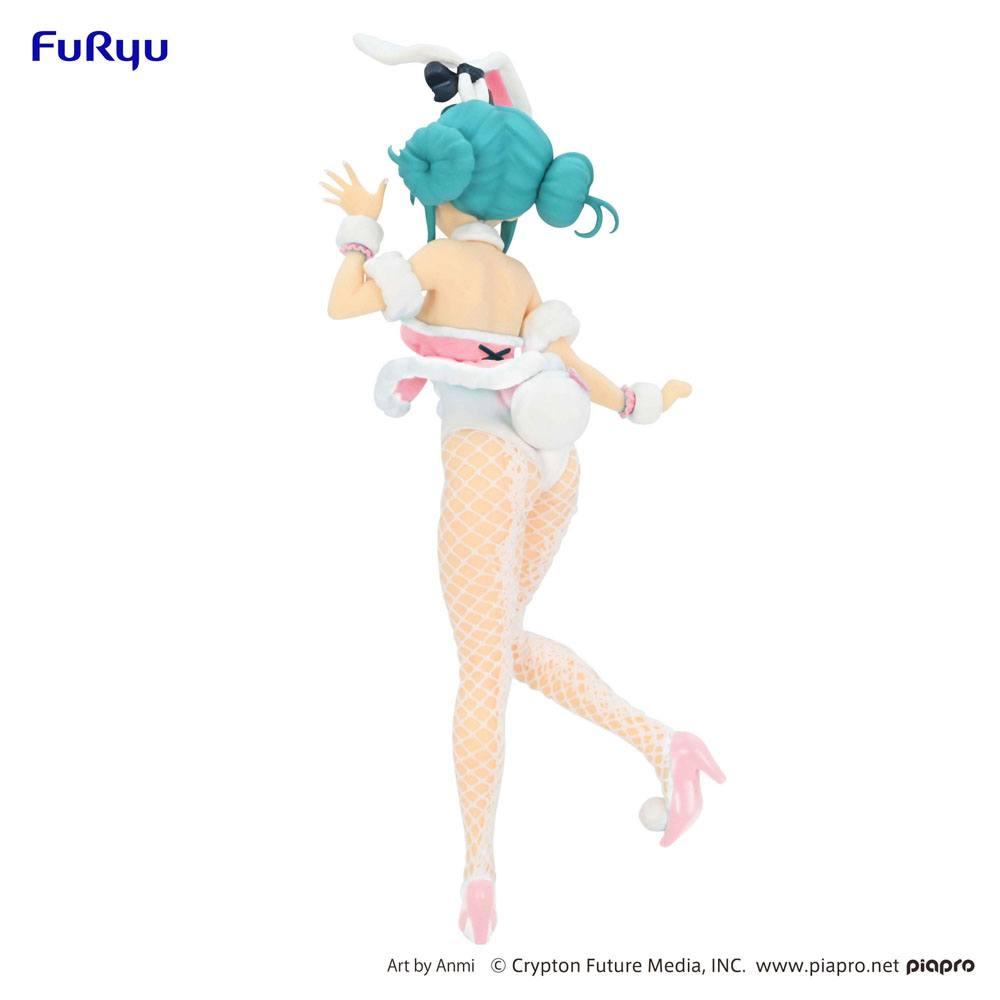 HATSUNE MIKU - White Rabbit Baby Pink - Statue PVC BiCute Bunnies 28cm