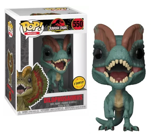 JURASSIC PARK - POP N° 550 - Dilophosaurus with Chase