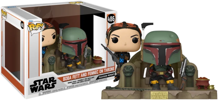 MANDALORIAN - POP MOMENT N° 486 - Boba Fett & Fennec Shand