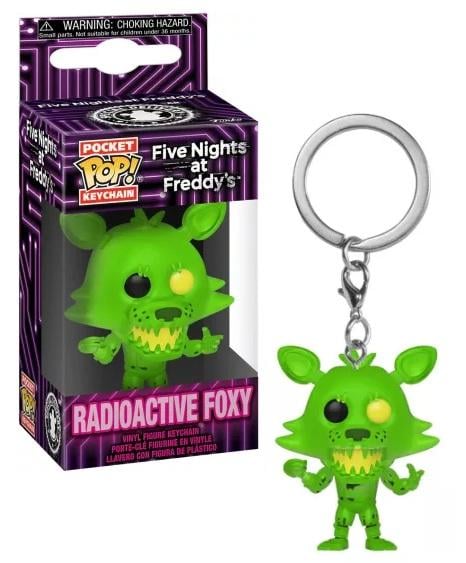 FIVE NIGHTS AT FREDDY'S - Pocket Pop Keychains - Radioactive Foxy