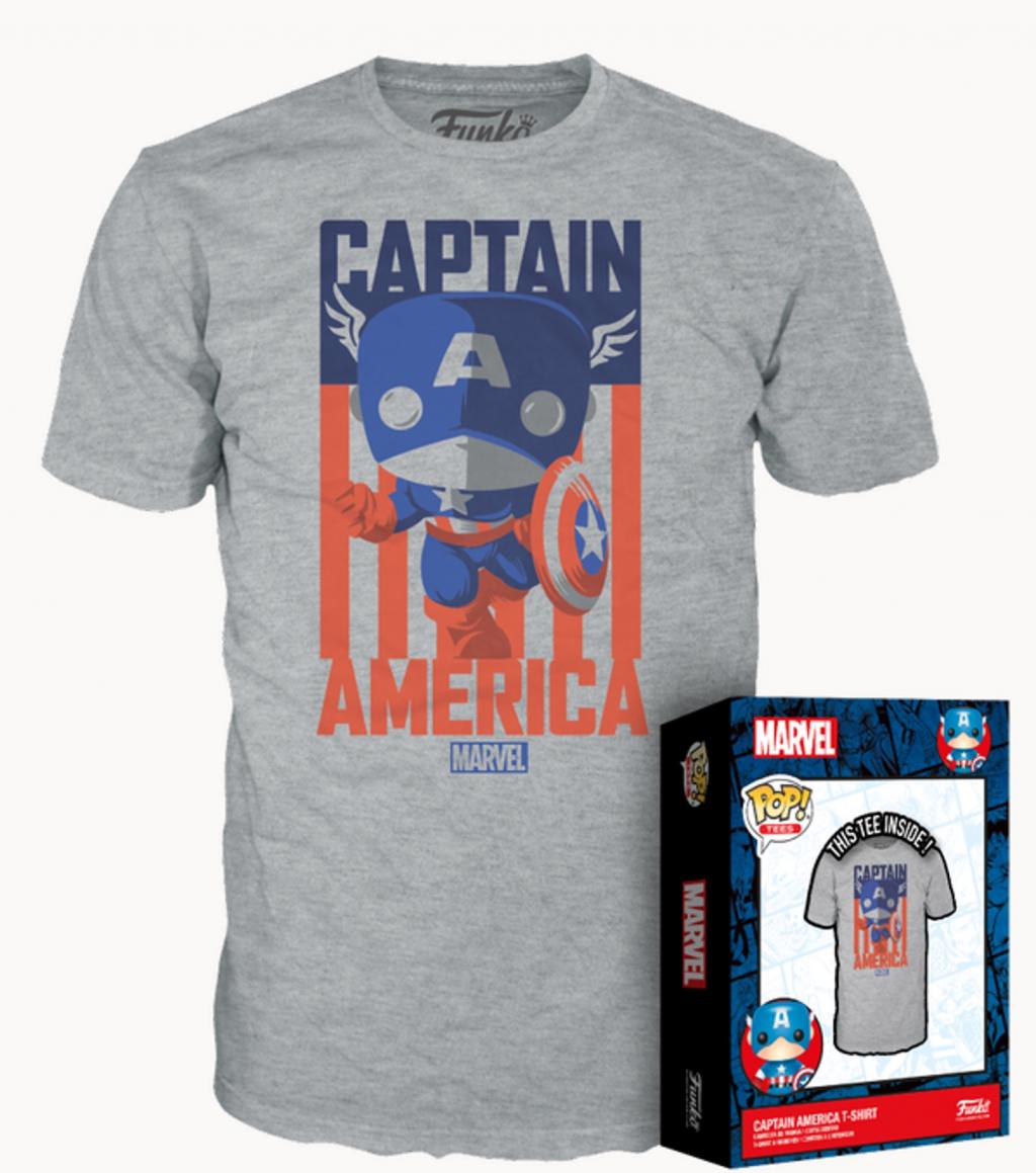 MARVEL - Captain America - T-Shirt POP (M)