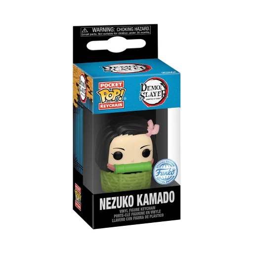 DEMON SLAYER - Pocket Pop Keychains - Nezuko in Basket