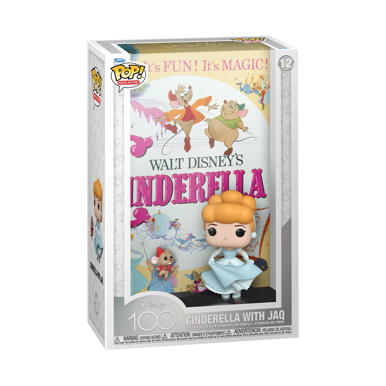 DISNEY - POP Movies Poster N° 12 - Cinderella