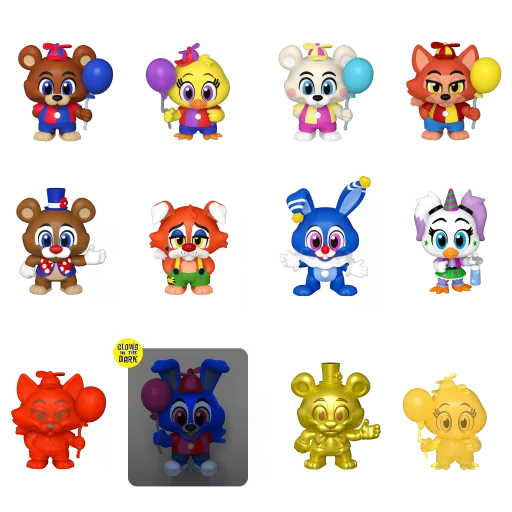 FNAF SECURITY BREACH S2 - Mystery Minis (BOX 12 Figurines)