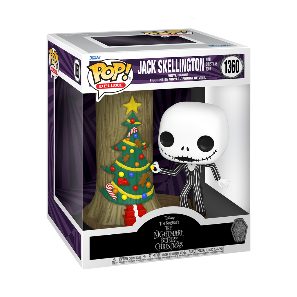 NBX "30TH ANNIV." - POP Deluxe N° 1360 - Jack with Christmas Town Door