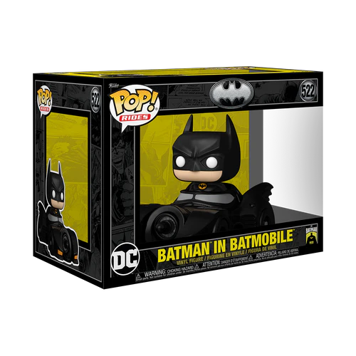 BATMAN 85TH - POP Ride DLX N° 522 - Batman with Batmobile