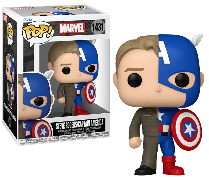 SPLIT - POP Marvel N° 1431 - Captain America / Steve Roger