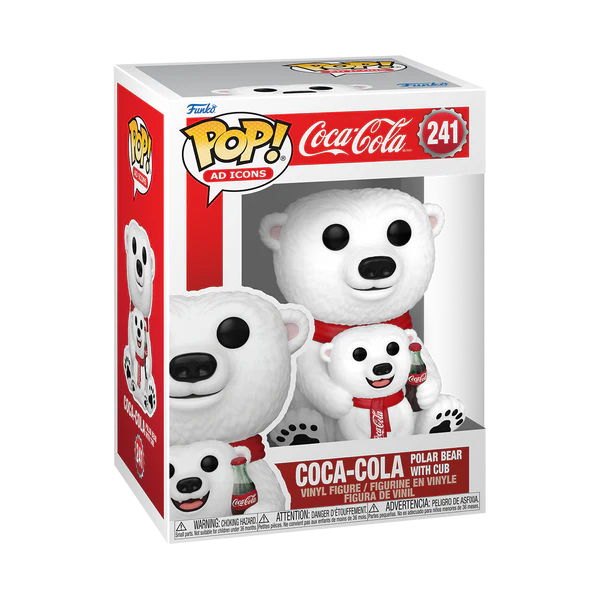 COCA-COLA - POP & Buddy N° 241 - Coca-Cola Polar Bear with Cub