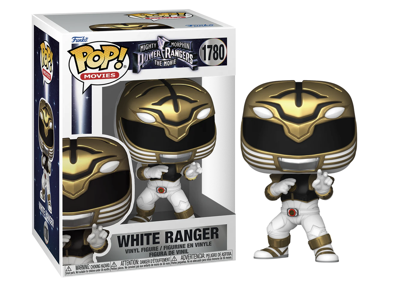 POWER RANGERS - POP Movies N° 1780 - Ranger Blanc