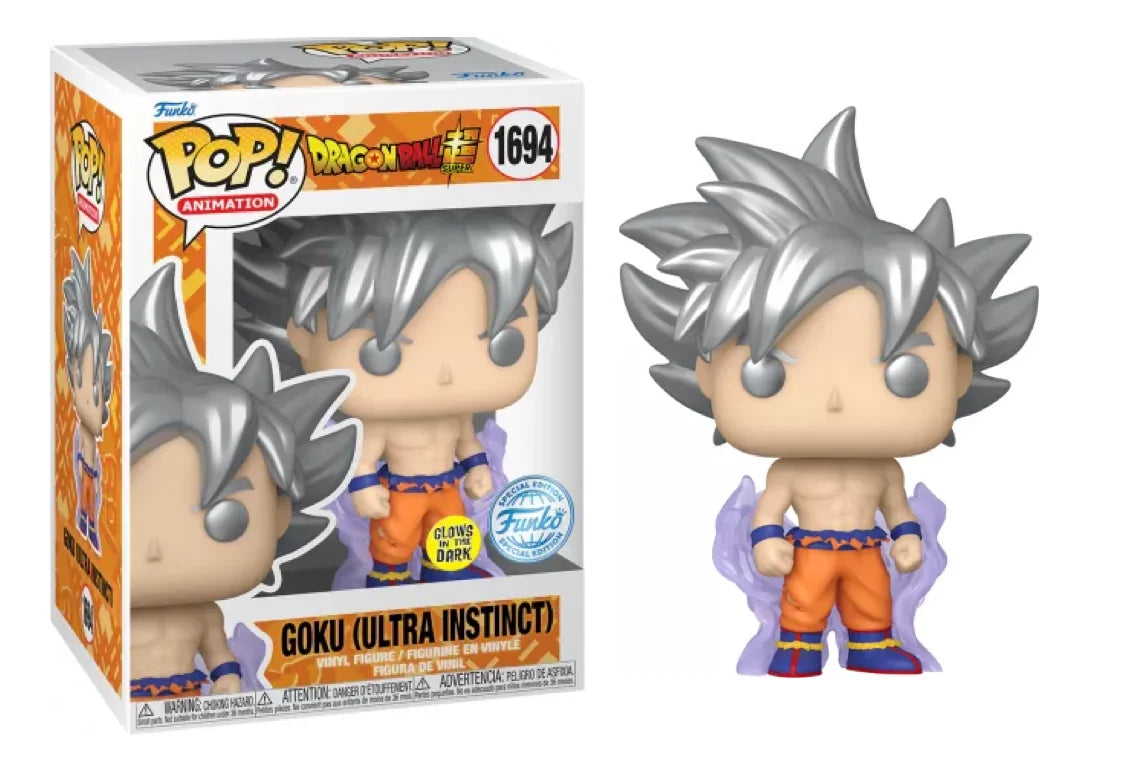 DRAGON BALL Z - POP N°1694 -  Goku Ultra Instinct (Glow in the Dark)