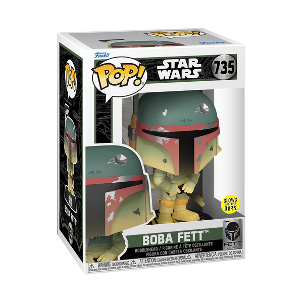 STAR WARS FETT LEGACY - POP Star Wars N° 735 - Boba Fett (GITD)