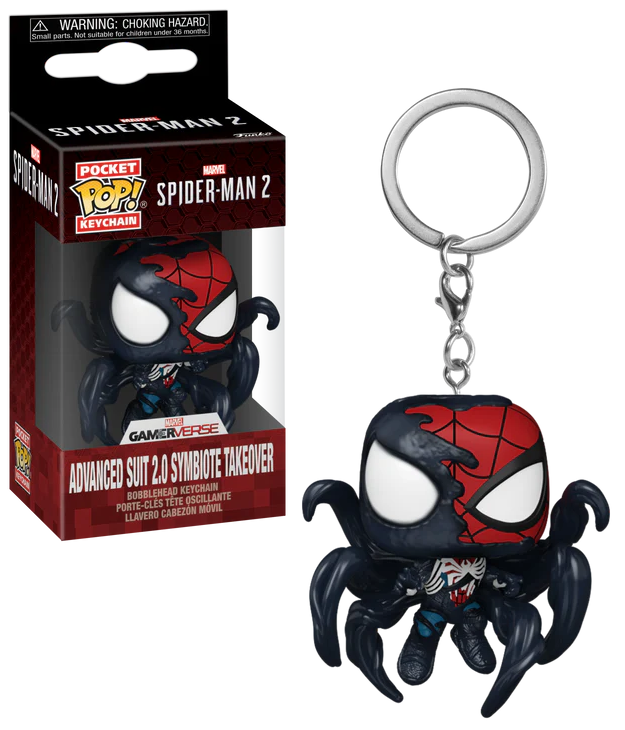 SM2VG - Pocket Pop Keychains - Advanced Suit 2.0 Symbiote Takeover