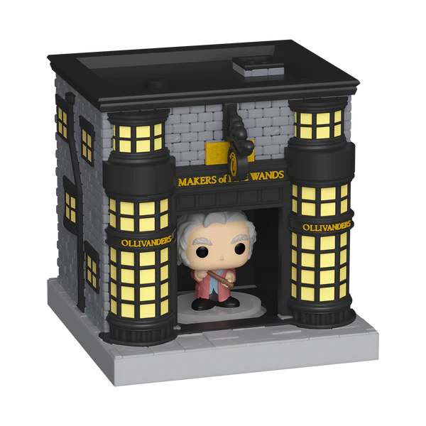 HARRY POTTER - Bitty Pop Town - Garrick Ollivander et Ollivanders wand