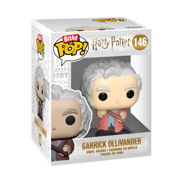 HARRY POTTER - Bitty Pop Town - Garrick Ollivander et Ollivanders wand