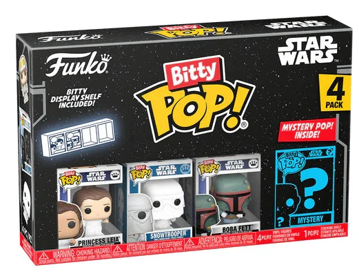 STAR WARS - Bitty Pop 4 Pack 2.5cm - Princess Leia