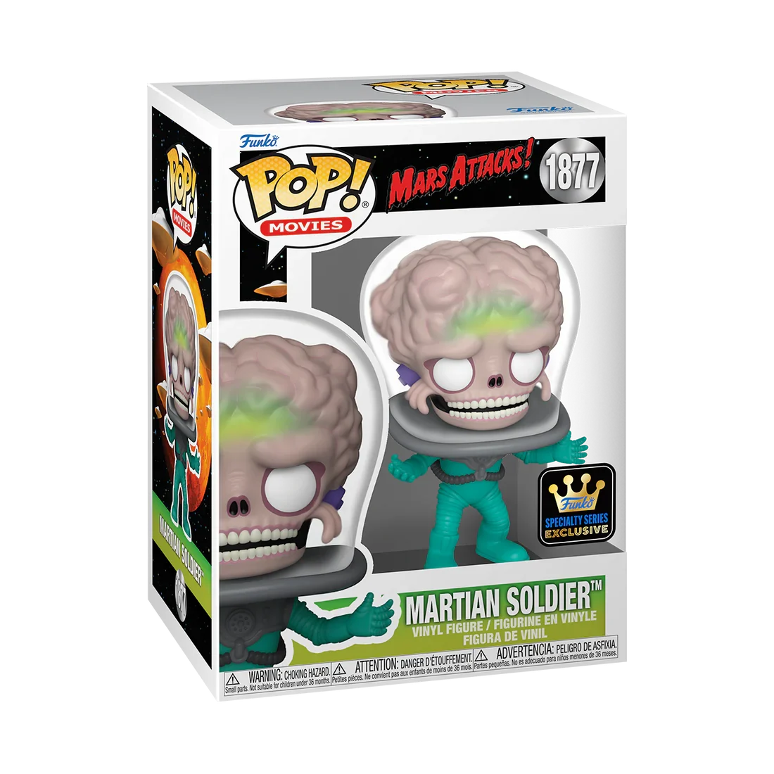 MARS ATTACK - POP Movies N° 1877 - Soldier with Chase (GW)