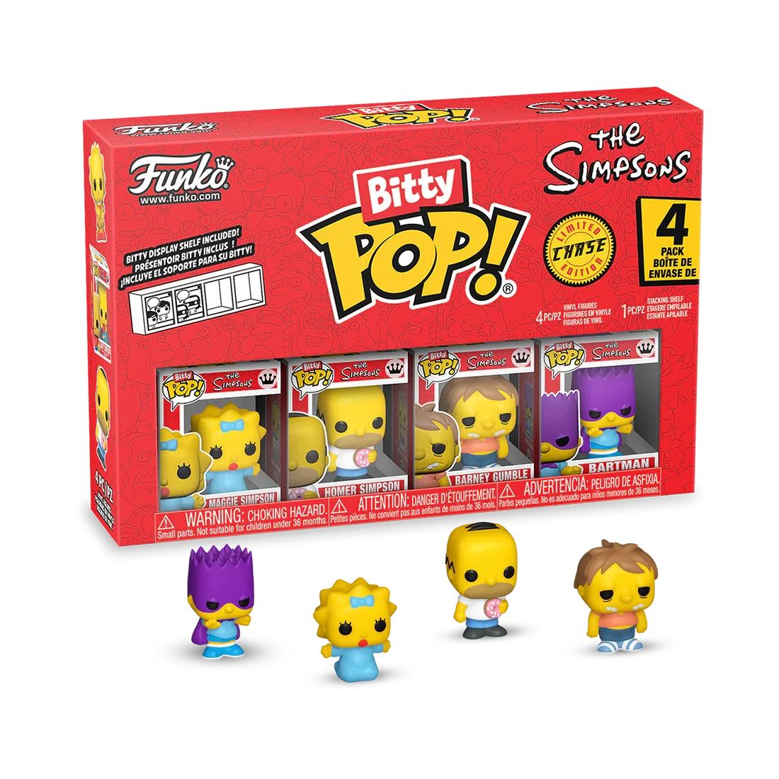 SIMPSONS - Bitty Pop 4 Pack 2.5cm - Maggie