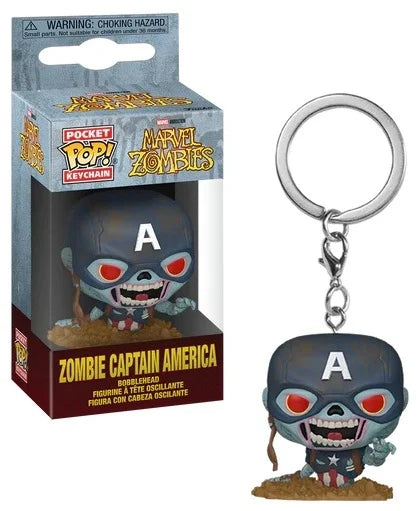 MARVEL ZOMBIES - Pocket Pop Keychain - Zombie Captain America