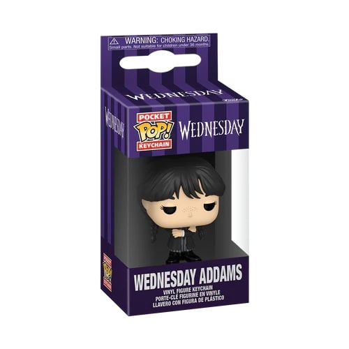 WEDNESDAY - Pocket Pop Keychain - Wednesday Addams (Black coat)