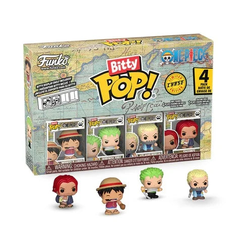 ONE PIECE - Bitty Pop 4 Pack 2.5cm - Luffy