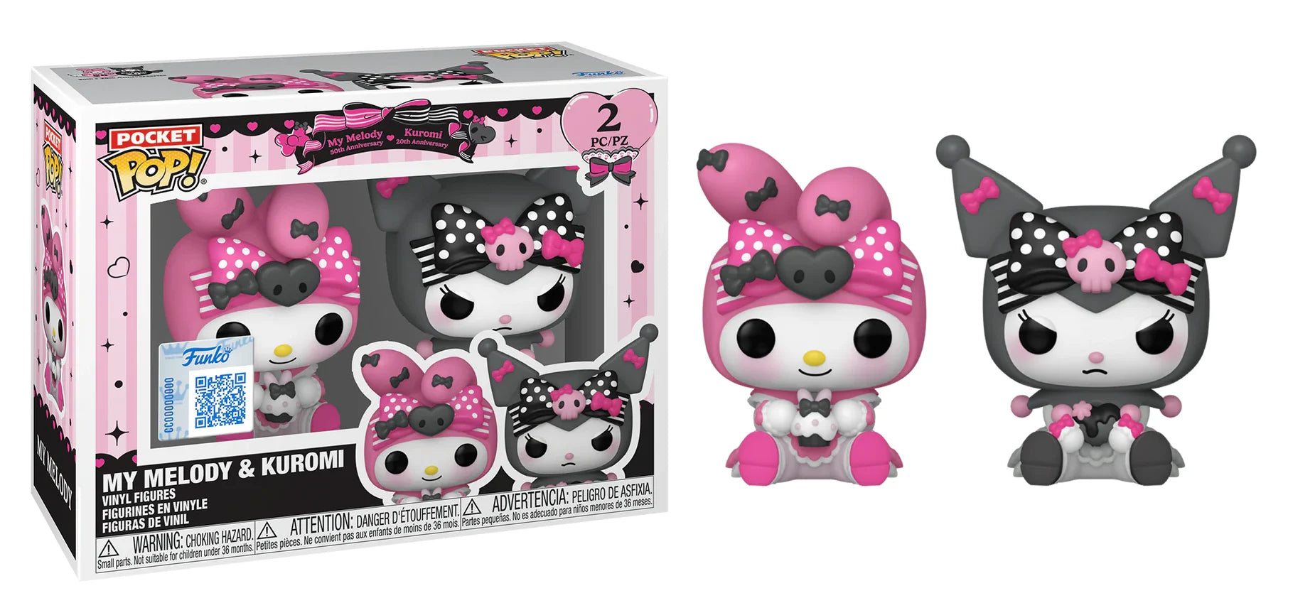 SANRIO - Pocket POP 2 Pack - Kuromi / My Melody