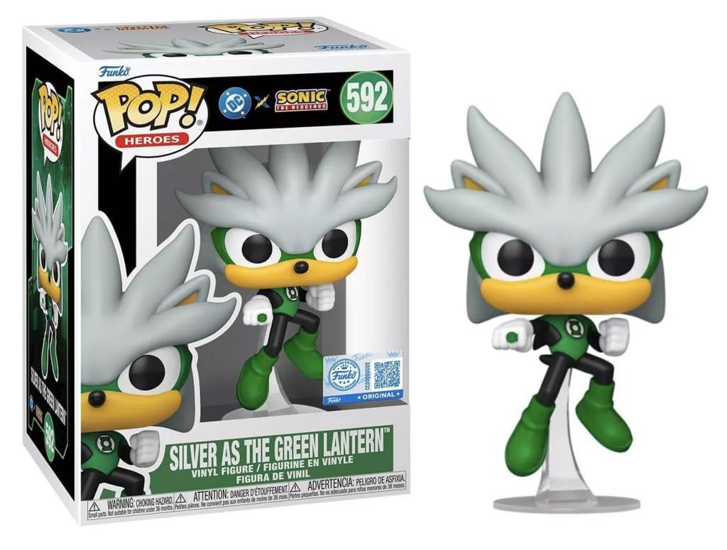 JLA & SONIC - POP Heroes N° 592 - Silver en Green Lantern