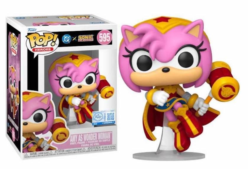 JLA & SONIC - POP Heroes N° 595 - Amy en Wonder Woman