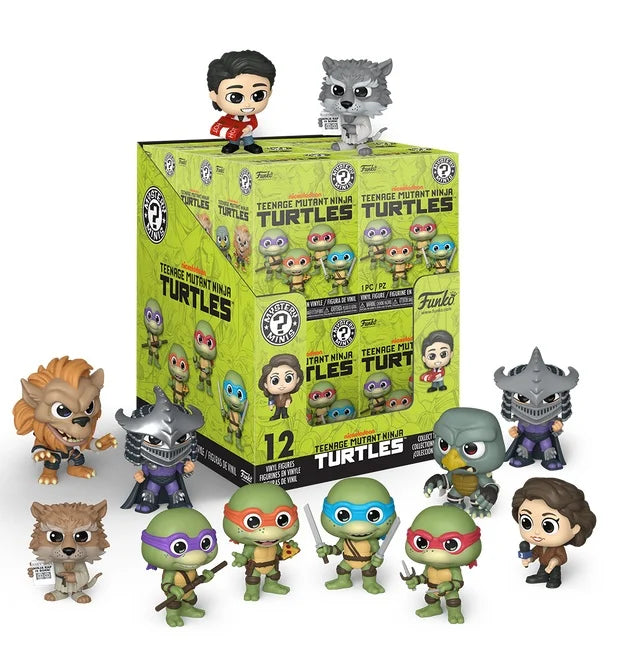 TEENAGE MUTANT NINJA TURTLES - Mystery Minis (BOX 12 Figurines)