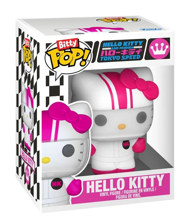 SANRIO - Bitty Pop Ride - Racecar with Hello Kitty