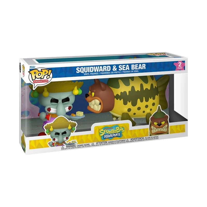 SPONGEBOB - POP Animation - 2 Pack Squidward & Sea Bear