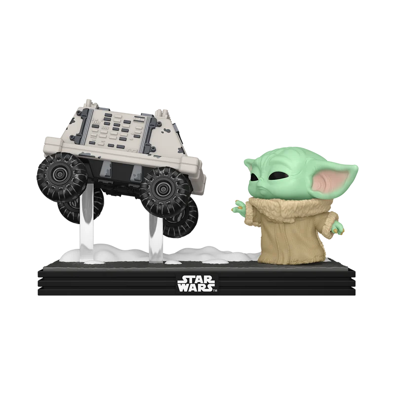 MANDALORIAN & GROGU - POP Moments N° 840 - Grogu W/Polar Mouse Droide