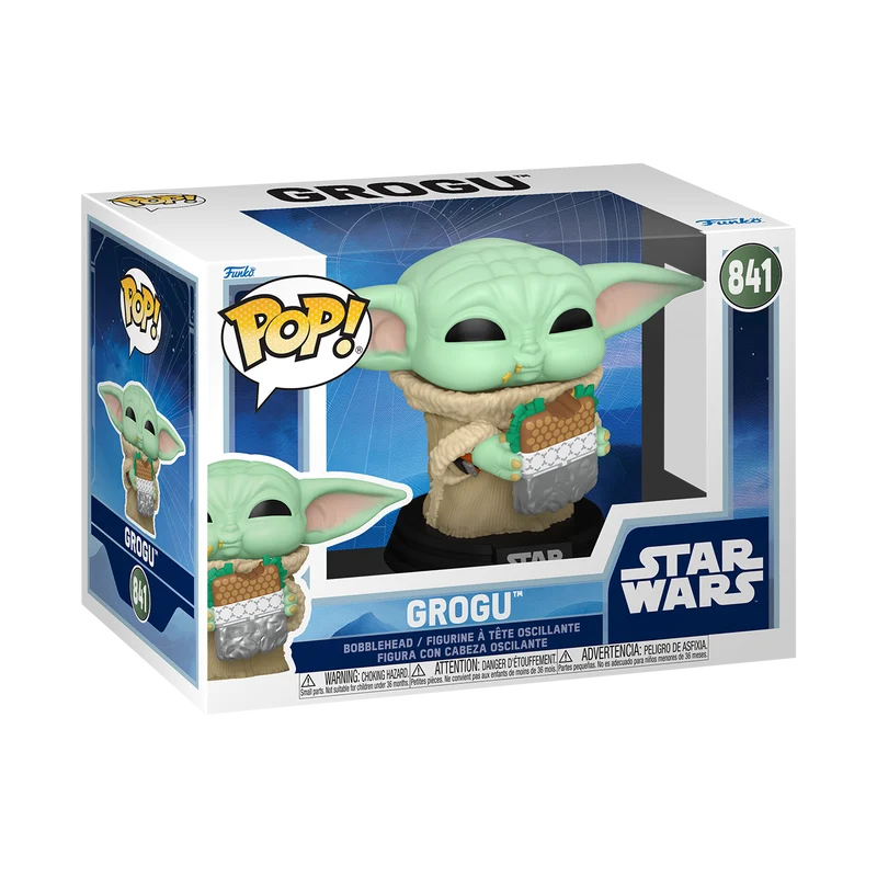 MANDALORIAN & GROGU - POP Star Wars N° 841 - Grogu With Food