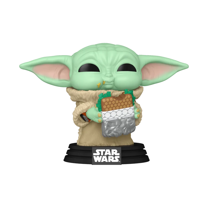 MANDALORIAN & GROGU - POP Star Wars N° 841 - Grogu With Food
