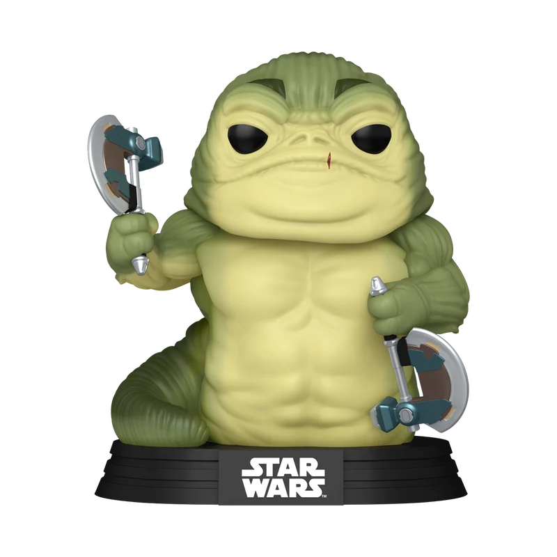 MANDALORIAN & GROGU - POP Star Wars N° 843 - Rotta The Hutt GitD