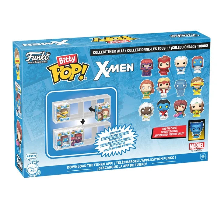 X-MEN - Bitty Pop 4 Pack 2.5cm - Magneto with chase