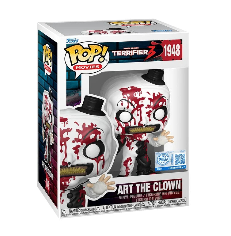 TERRIFIER - POP Movies N° 1948 - Art the Clown (BD) with Chase