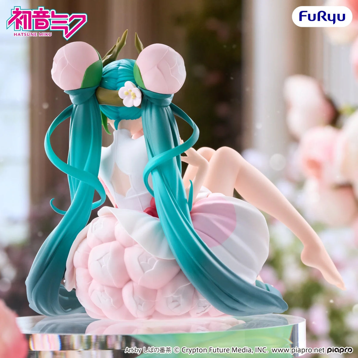 HATSUNE MIKU - Flower Fairy White Plum - Statue Noodle Stopper 12.5cm