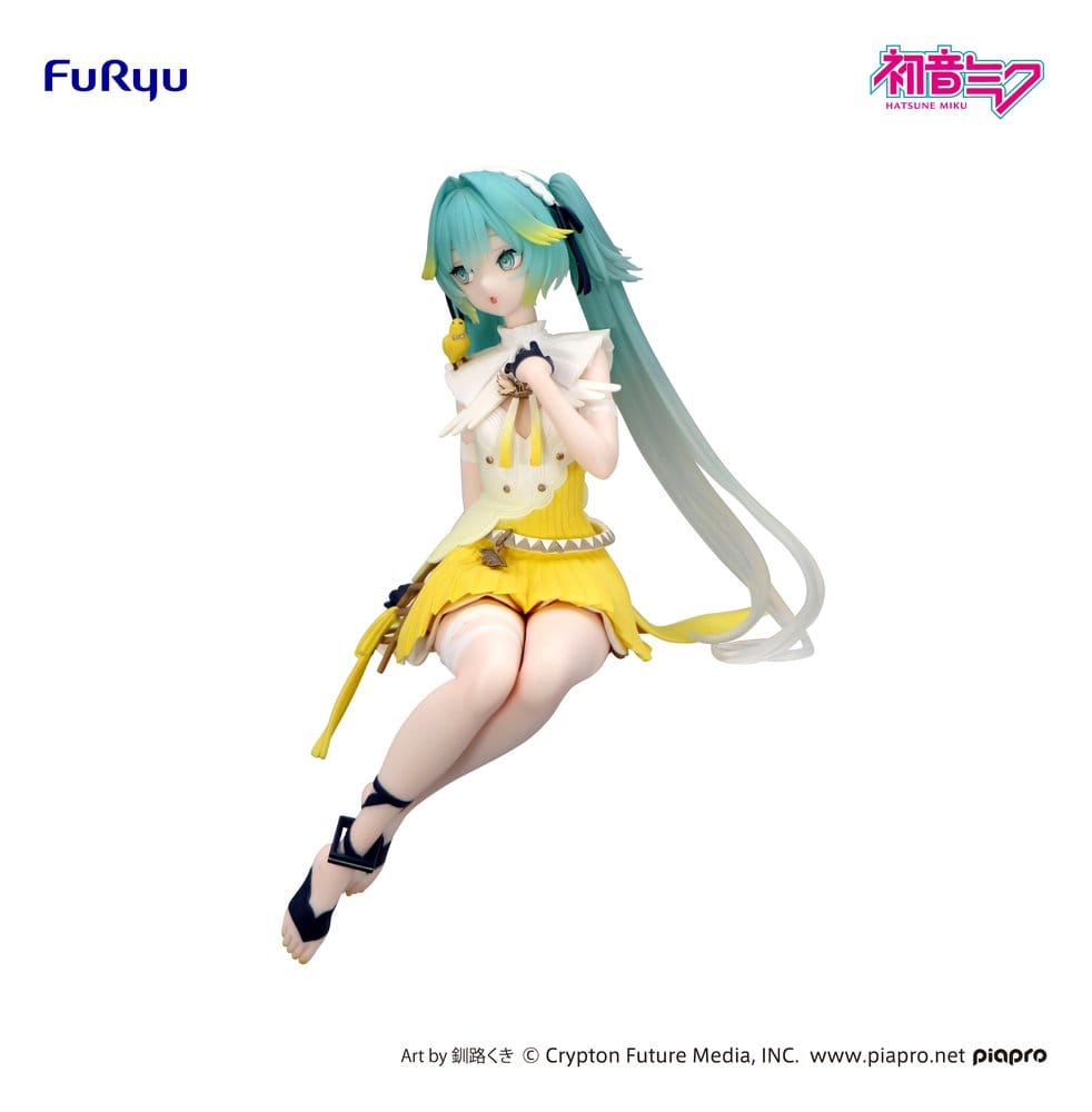 HATSUNE MIKU - Canary Bird - Statue Noodle Stopper 14cm