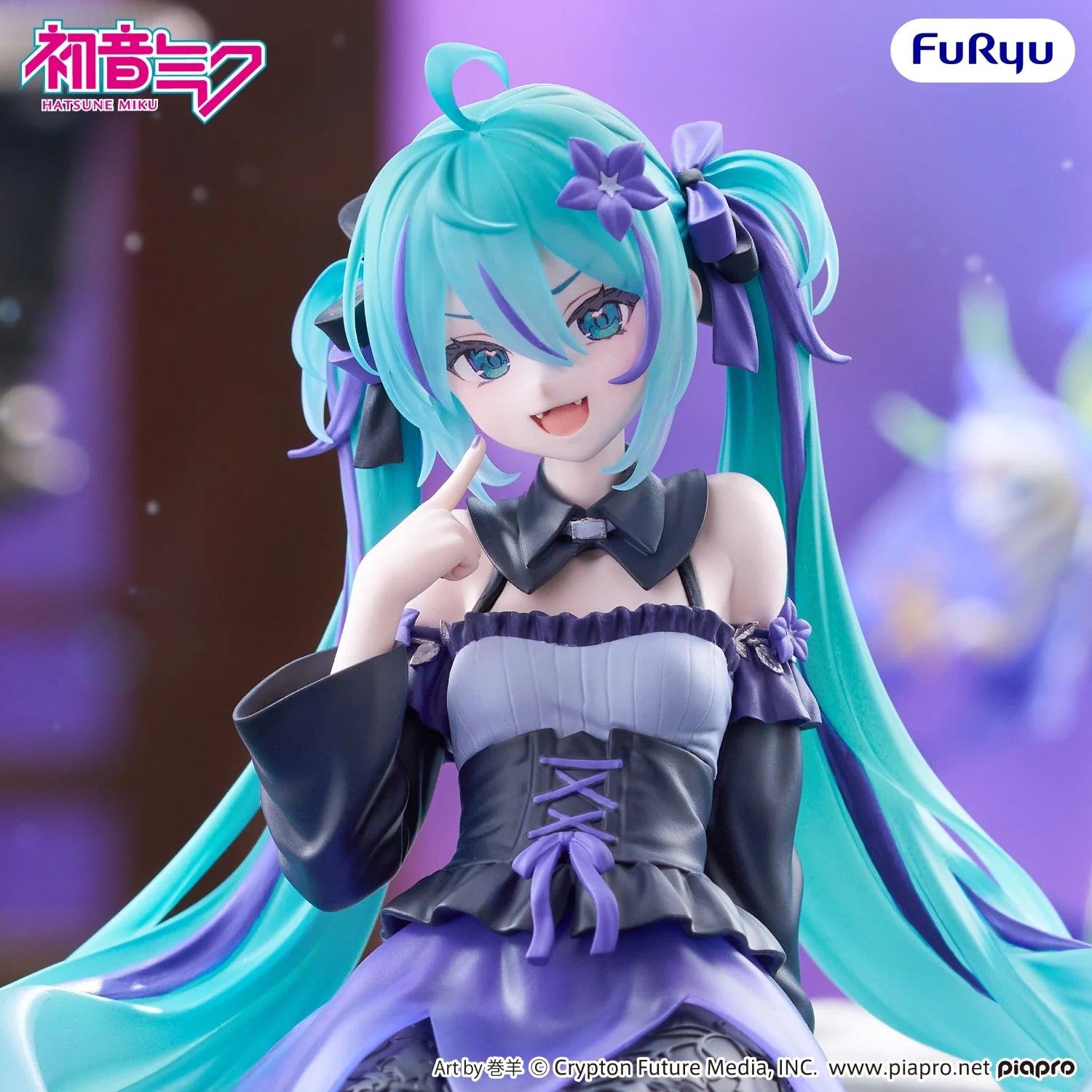 HATSUNE MIKU - Flower Fairy Bellflower - Statue Noodle Stopper 14cm