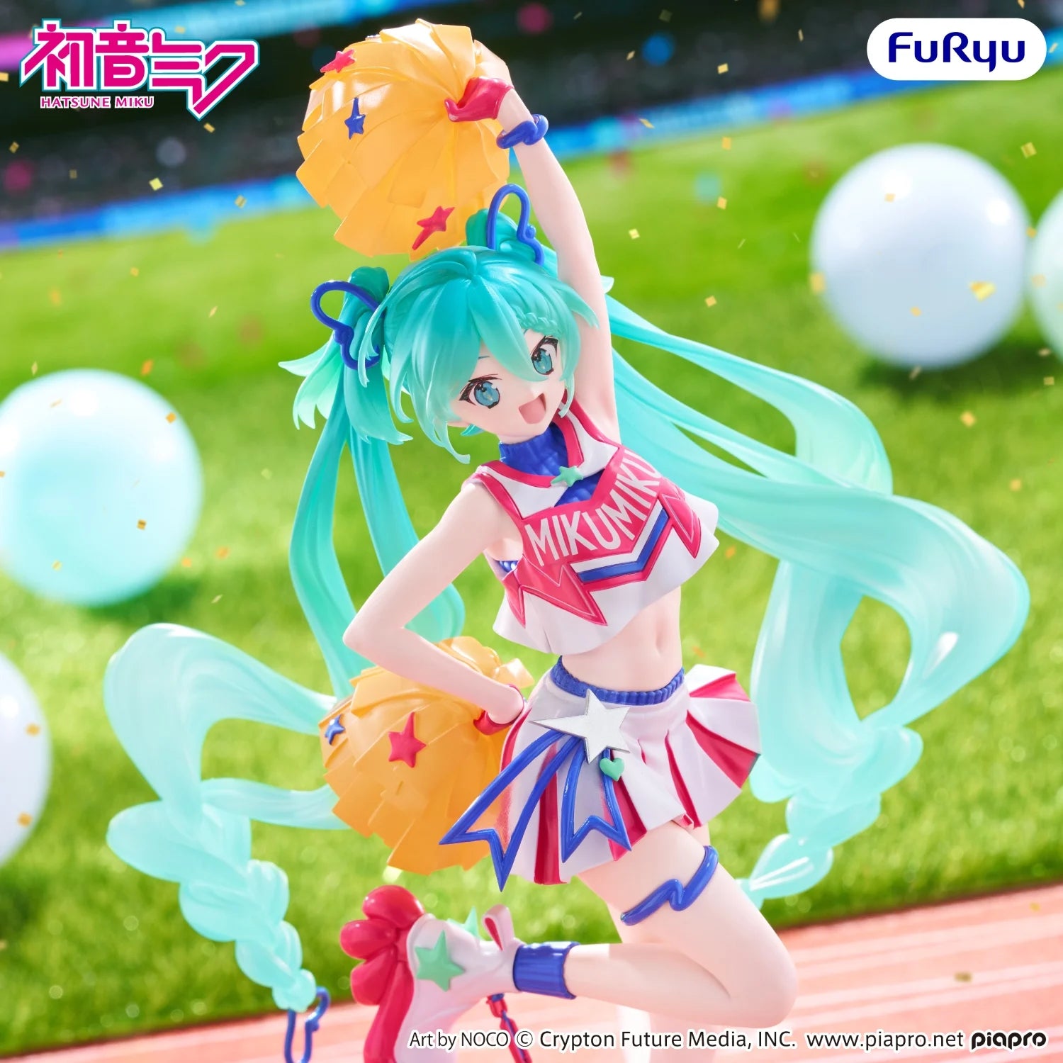 HATSUNE MIKU - Cheerleader - Statue Muchute 22cm