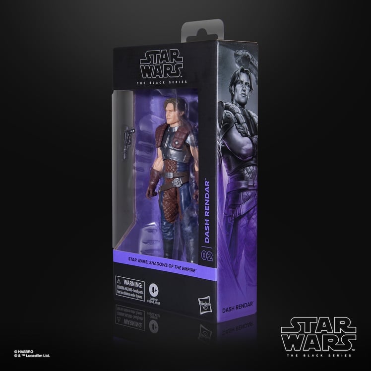 STAR WARS SHADOWS OF THE EMPIRE - Dash Rendar - Fig. Black Series 15cm