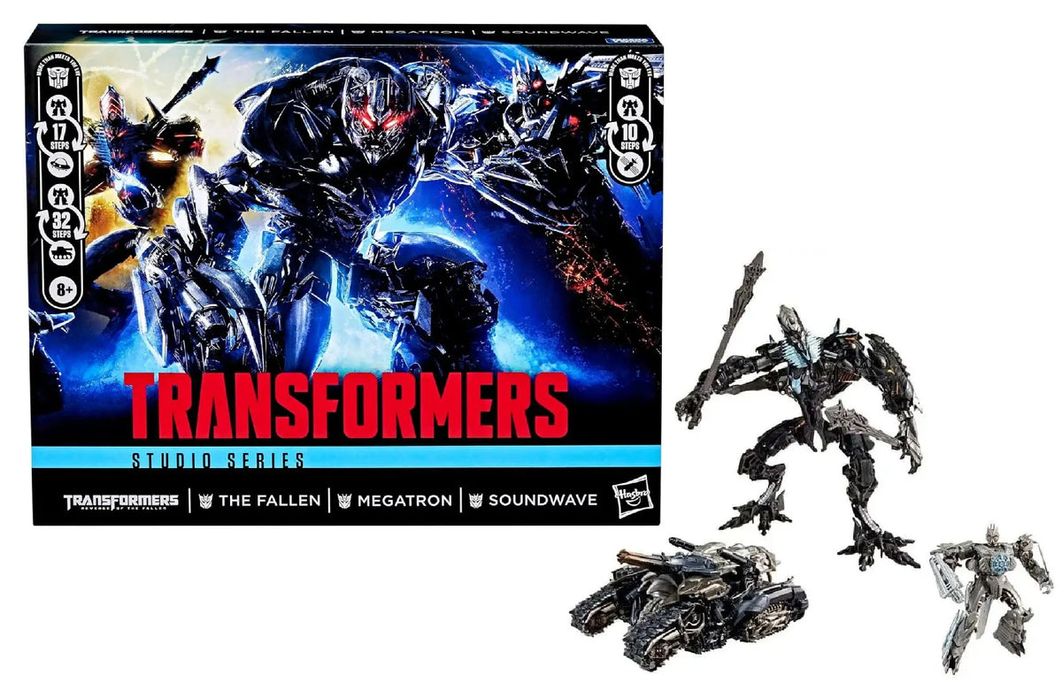 TRANSFORMERS 2 - The Fallen, Megatron & Soundwave - 3 Figure Pack