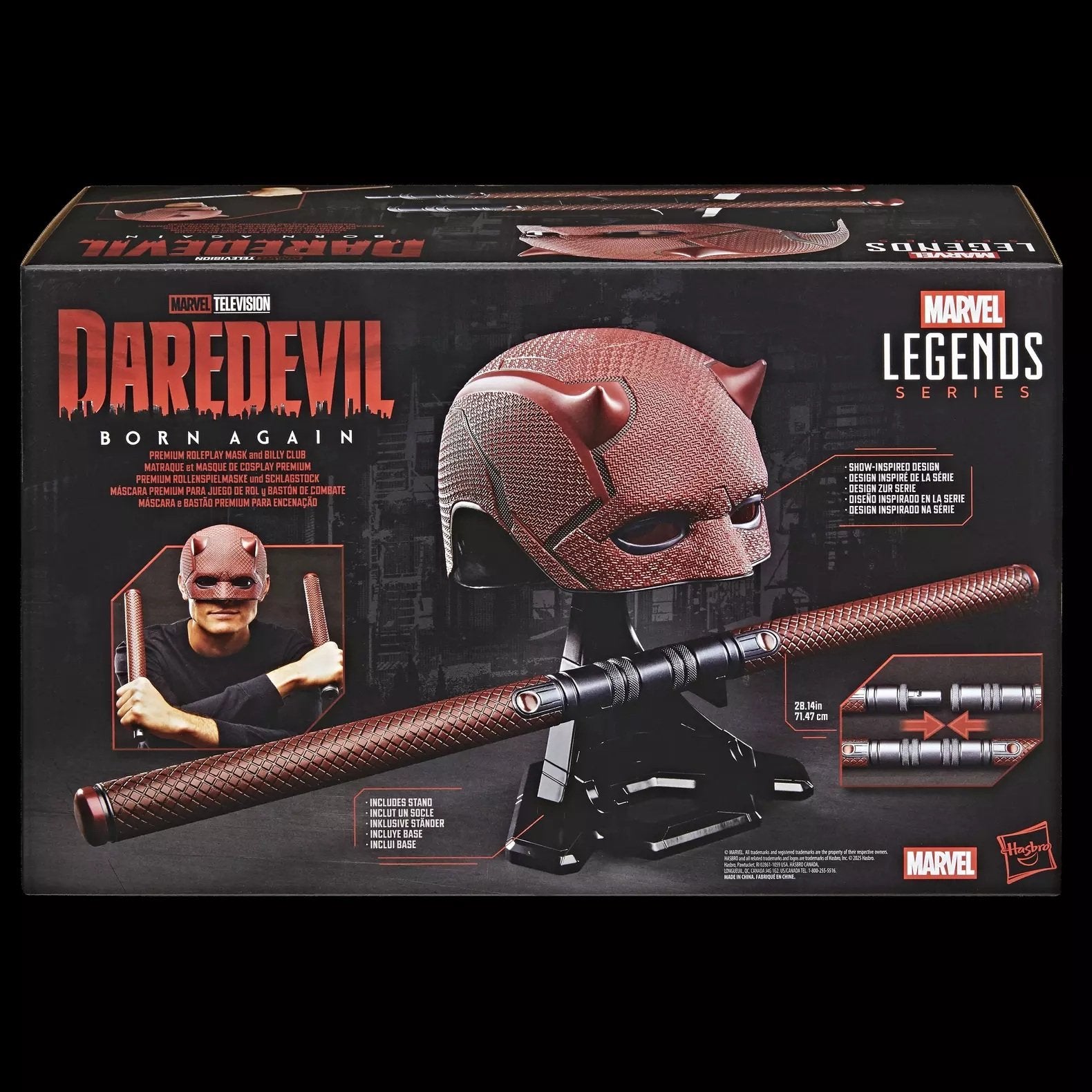 MARVEL - Helmet & Billy club Premium roleplay Daredevil Legend Series